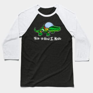 Gator Mobile - Green Baseball T-Shirt